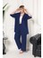 Kimono Hırkalı 2'li Alt Üst Takım Bürümcük Kumaş Yazlık Oversize 4