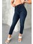 Blue Black Kadın Likralı Boyfriend Jean Yüksek Bel Esnek Kot Pantolon MABEL-2021 1