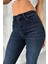 Blue Black Kadın Likralı Boyfriend Jean Yüksek Bel Esnek Kot Pantolon MABEL-2021 4