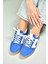 U652857302 Saks Mavi Süet Kadın Spor Ayakkabı Sneakers 3