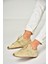 U312311602 Bej Hakiki Deri Süet Kadın Spor Ayakkabı Sneakers 2