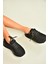 U702101204 Siyah/siyah Kumaş Spor Ayakkabı Sneakers 2