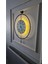 Siyah Love Time-- Pilli LED - Modern Metal Camlı Duvar Saati 2