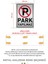 Park Yapılmaz Metal Uyarı Levhası 20-29 cm 1