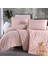 Clasy Microfiber Nakışlı Çift Kişilik Yatak Örtüsü Seti Aspendos 1