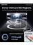 Samsung Galaxy S22 Ultra Kılıf Magsafe Şarj Destekli Renkli Parlak Kenarlı Arkası Şeffaf Silikon + Ekran Koruyucu Cam Set 2in1 3