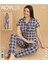 Gömlek Model Ekoseli Pijama Takımı 1