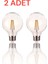 , 6 W G 95 Şeffaf Rustik Model LED Ampül, 6500 K (Beyaz Işık) 1