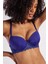 Azze Garland Big Size Plunge Bra, Saks Mavi Konforlu ve Şık Sütyen 1