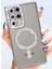 Samsung Galaxy S25 Ultra Kılıf Joke Simli Magneticsafe Kılıf - Pembe Zrnet 3