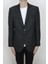 Fistan Store Erkek Haki Yeşil Ekose Kareli Klasik Kesim Rahat Kalıp Çift Düğme Kışlık Blazer Ceket 2