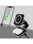 Magsafe Uyumlu 3in1 Kablosuz Şarj Cihazı iPhone Uyumlu Watch Uyumlu Masaüstü Portatif Katlanabilir Taşınabilir Cep Boyutu Şarj Aleti Airpod Uyumlu PB11 1