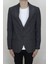 Fistan Store Erkek Füme Ekose Kareli Italyan Kesim Dar Kalıp Çift Düğme Kışlık Blazer Ceket 2