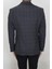Fistan Store Erkek Füme Ekose Kareli Italyan Kesim Dar Kalıp Çift Düğme Kışlık Blazer Ceket 4