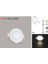 CT-5144-G Panel LED Slim Yuvarlak Spot 3 W 3000K Gun Işığı Beyaz Gövde 1