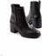 Siyah Leather Kadın Bot & Bootie K02586301703 2