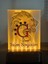 Kişiye Özel Isimli Sarı Kırmızı Aslan Taraftar Dekoratif LED Lamba M1 Kablolu Amber LED 1