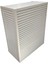 Klima Motoru Gizleme Kafesi 110X56X85 cm (H) Ral 9003 Beyaz Panjur Medıum Model 2