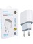 Weko WK-26524 Beyaz Pd 20 Watt iPhone Type-C Hızlı Şarj Başlığı 2