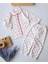 Kız Bebek Kalpli Düğmeli Pijama Takımı 1