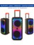 -1095 6000W Taşınabilir Rgb LED Karaoke Hoparlör – Mikrofonlu | Tekerlekli | Şarjlı 1