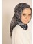 Akel Siyah Bej Etnik Desenli Eşarp – Zarif ve Modern Stil 5