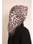 Bordo Leopar Desenli Eşarp Cesur ve Tarz: Leopar Deseniyle Modern Şıklık 3