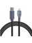 Type-C To Mikro USB Kablosu, USB Tip C - Mikro USB Otg Kablosu Erkek - Erkek Şarj Veri Iletimi, 1 Metre Kablo (ZR797-1M Kablo) 1