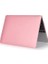 Macbook Air M1 Kılıf 13 Inç Mat Buzlu Flu (Touchıd'li M1 Air) A2337 A2179 A1932 ile Uyumlu Pembe 2