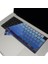 Macbook Air Pro M1-M2-M3 Klavye Koruyucu (Türkçe Q) Touchıd'li A2681 A3113 A2941 A3114 A2442 A2779 A2992 A2918 A2485 A2780 A2991 ile Uyumlu Ombre Lacivert Mavi 2
