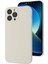 iPhone 12 Pro Uyumlu Kamera Korumalı, Mikrofiber Astarlı, Sıvı Silikon Kılıf (Bej) 1