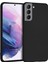 Matte Silicone Samsung Galaxy S21 Plus Için Kılıf Siyah [galaxy S21 Plus ile Uyumlu Kılıf - Siyah] 1