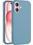Apple Ile Uyumlu iPhone 16 Plus Kılıf Magsafe Şarj Özellikli Sıvı Teknolojili Silinebilir Sert Zore Kivi Kapak Yeşil 1