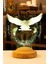 Potter Hediyesi Hogwarts Hedwig 3D LED Lamba, Hediye Baykuş Gece Lambası 1