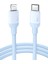 Usb-C Lightning Kablo Mavi 1 M Mfi Test Edilmiş Power Delivery Tip C Lightning Şarj Kablosu Silikon Jel iPhone 13 iPhone Se 3 iPhone 12 iPhone 11 iPad 2021 Airpods Pro Airpods Max ile Uyumlu 2