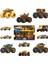 Wheels Monster Trucks Bigfoot Trophy Şampiyonları Araba ve Kamyon Çoklu Arabalar 1