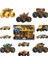 Wheels Monster Trucks Bigfoot Trophy Şampiyonları Araba ve Kamyon Çoklu Arabalar 2
