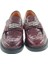 420525LY3211 Erkek Günlük Loafer Tokalı Bordo Kroko 2