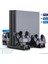 Pro ve Slim Için Fanlı Dikey Soğutucu ve Kol Şarj Edici Organizatör Stand TP4-882 3