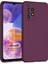 Matte Silicone Samsung Galaxy A23 Için Kılıf Mor [galaxy A23 ile Uyumlu Kılıf - Mor] 1