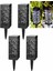 Güneş Enerjili Bahçe Aydınlatması, Beyaz Led, 4'lü Set, Yürüyüş Yolu, Teras, Çim, Havuz, Yol Için, Beyaz LED 1