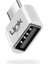 Macbook Android Windows Apple Ile Uyumlu 3.0 USB - Type-C Dönüştürücü Otg Metal Adaptör Linktech O192 (Gri) 1