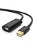USB 2.0 Uzatma Kablosu ile Aktif Wi-Fi Amplifikatör, A-Soket Üzerine A-Priz Için Wi-Fi-Kart USB Bellek, Wifi-Alıcı, Yazıcı, Monitör, Kamera, Fare, Klavye, Vs., 10M 1