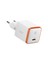 30W Usb-C Ultra Mini Hızlı Şarj Aleti Samsung Pps/ısı Düşürücü Gan Destekli Akım Korumalı Güç Adaptörü iPhone & Android & iPad & MacBook Type-C White - ACH08449 1