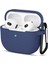 Apple Airpods 3.nesil Kılıf, Tam Koruyucu Özellikli Yumuşak Silikon Airpods Aksesuar Kılıf Apple ile Uyumlu Airpods,kadın Erkek, Anahtarlıklı Kablosuz ve Kablolu Şarj Özellikli Kılıfı, Lacivert 1