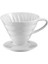 Seramik Kahve Dripper - Porselen Kahve Dripper - Kahve Demleyici - Kahve Aleti - No: 2 - Beyaz (Hario V60 Benzeri) 1