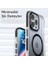 iPhone 15 Pro Için Elite Serisi Magsafe ile Uyumlu Arkası Yarı Saydam Parmak Izi Tutmayan ve Çizilmeyen Polikarbonat Kenarları Yumuşak Silikon Kılıf (Pearl, 15 Pro) 3