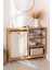 Bambu 3 Raflı 1 Bölmeli Kirli Sepetli Banyo Düzenleyici Çamaşır Sepeti Organizer DB-0008 1