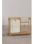Bambu 3 Raflı 1 Bölmeli Kirli Sepetli Banyo Düzenleyici Çamaşır Sepeti Organizer DB-0008 2