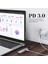 8in1 USB Type-C Hub Port Adaptör HDMI USB Ethernet Pd Girişli, Gri 2